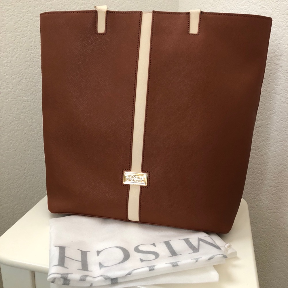 Badgley Mischka Brown Tote